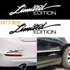 16*3.8cm New Creative  Letter Car Sticker LIMITED EDITION  Window Vinyl  Auto-styling