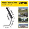 Boat Trailer Guide On, 20\", One Pair Trailer Pontoon Bunk Board Guide-ons, Steel Trailer Guides, Complete Mounting Accessories Included, for Ski