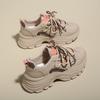 Fashion Women's Dad Shoes Thick Sole Clunky Sneaker Women Breathable Soft Sole Sports Working Shoes For Women