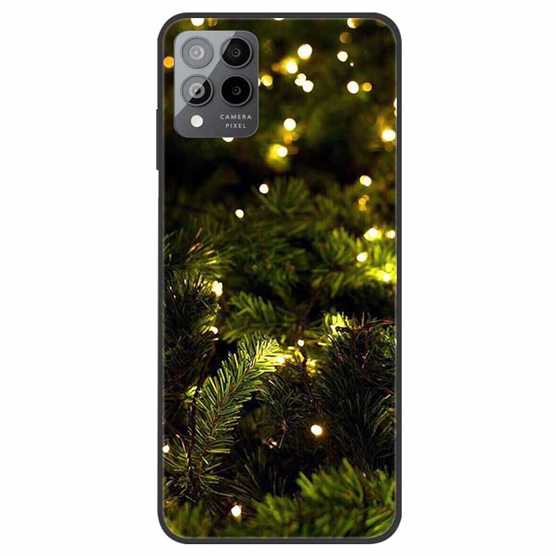 For T-Mobile REVVL 6 5G Case Christmas Soft Silicone TPU Phone Back Cover Case for T-Mobile Revvl 6 Pro 5G Santa Claus Elk Funda