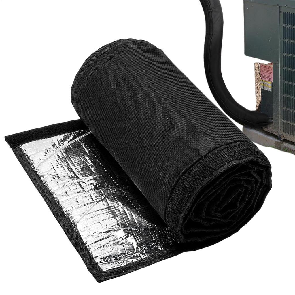 Air Conditioning Duct 3-layer HVAC Copper Pipe Insulation Protective Cover Exhaust Hose Wrap Oxford Cloth Protective Sleeve