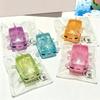 Transparent Glitter Axolotl Squishy Fidget Toy Cute Clear Liquid Quicksand Squeeze Stress Relief Decompression Toy For Kids