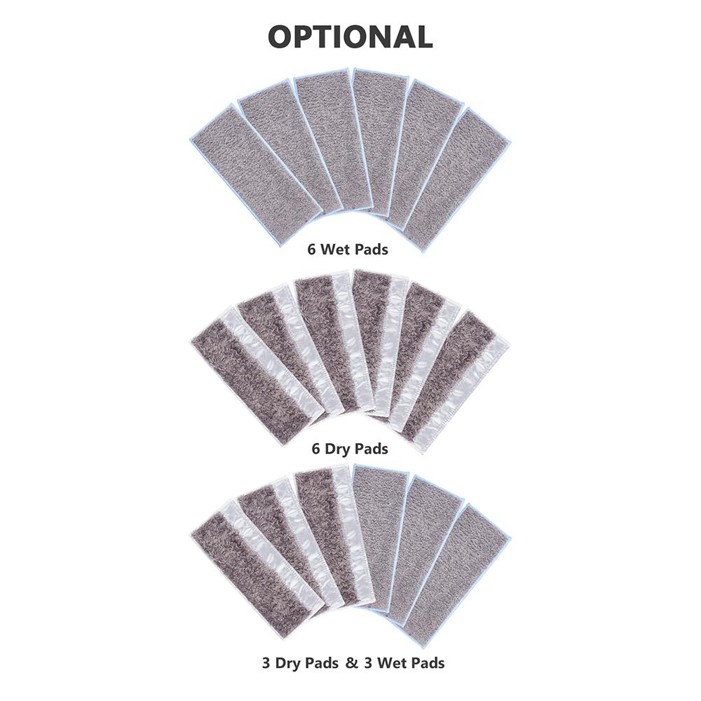 6 Pack Washable Wet Mopping Pads Replacement for iRobot Braava Jet M6 Mopping Cloth Accessories