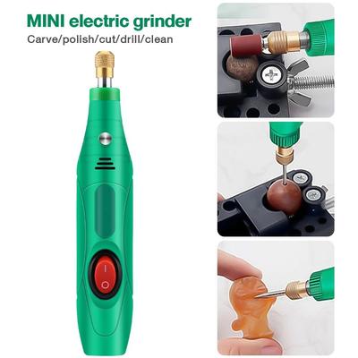 Ergonomic Electric Drill DIY Wireless Multifunctional Drill High Quality Power Tool Mini Rotary Tool Jade Polishing