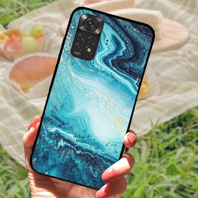 For Redmi Note 11 4G Case Cute Shockproof Silicone Soft TPU Phone Cover For Xiaomi Redmi Note 11s Bumper Cases On Note11 Pro