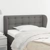 VidaXL Headboard with Ears Dark Grey 83x23x78-88 Cm Fabric3117553