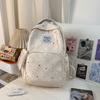 Schoolbag new 1011 plaid junior high school schoolbag girl high value ins style fashion high school student large capacity backpack