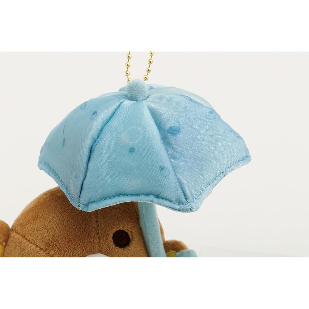 San-X Rilakkuma Hanging Plush Toy Rainy Day Design 165mm x 140mm x 95mm