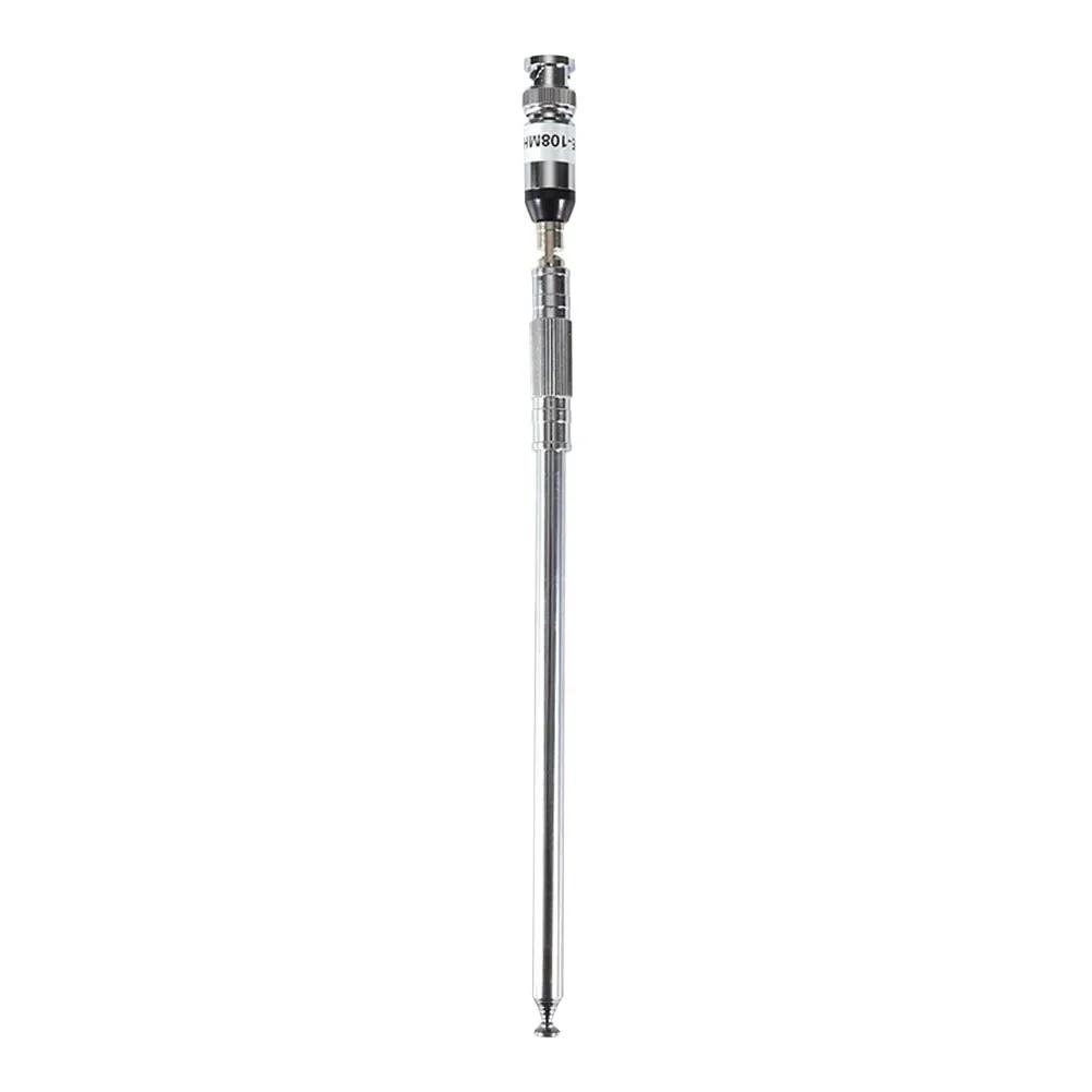 1pc FM Transmitter Antenna BNC Antenna 76-108MHz High Gain Telescopic Antenna Changbai Rod Antenna FM Broadcast Transmitter