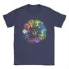Vintage Magic Gathering MTG T-Shirts for Men Round Neck Cotton T Shirts Guild Wheel Short Sleeve Tees Gift Idea merch