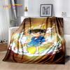 Detective Conan Cartoon Anime Soft Plush Blanket,Flannel Blanket Throw Blanket for Living Room Bedroom Bed Sofa Picnic Cover 3D