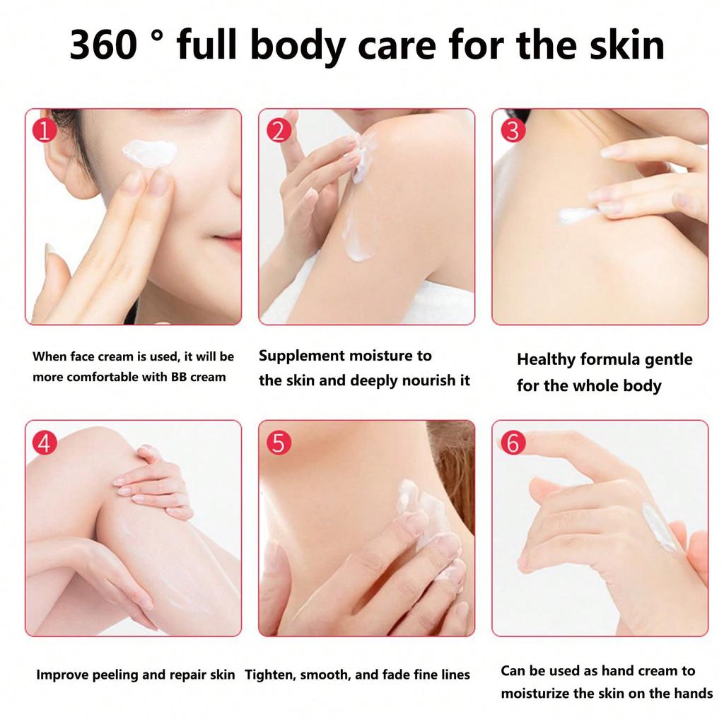 1/2PC100g Vitamin E Milk Body Lotion, Hand Cream, Body Makeup Cream, Moisturizing, Moisturizing, Ref