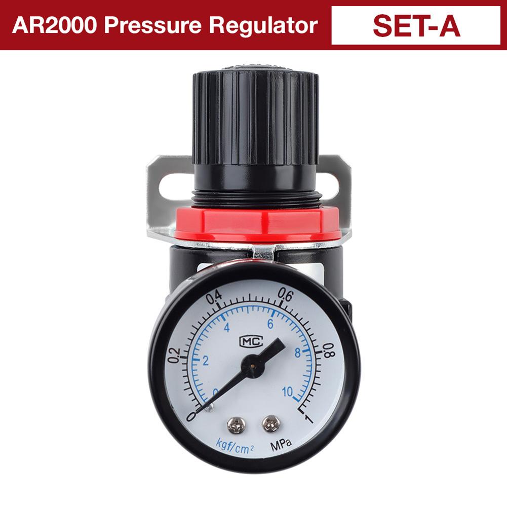 High Precision Air Filter Regulator Air Filter High-precision Gauge MPa And Kgfcm Readings Built-in Water Separator