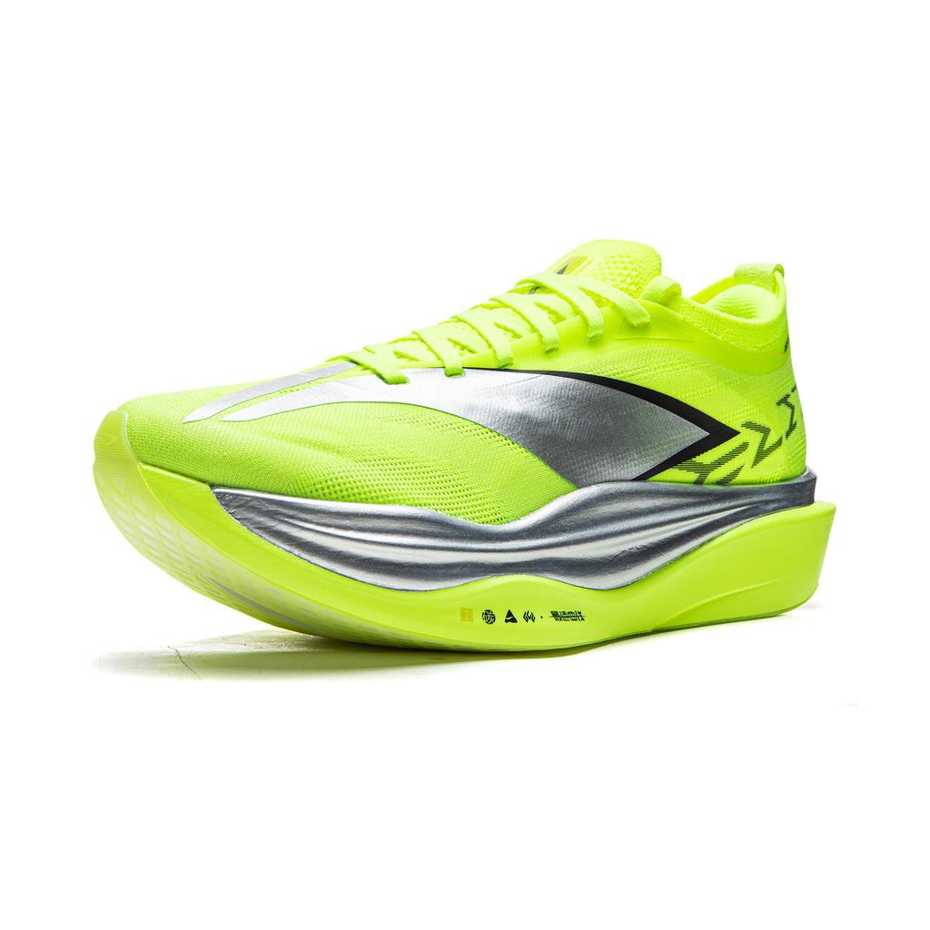Li Ning Feidian 6 ELITE Dämpfung Rutschfest Abriebfest Rückprall Niedriger Schaft Karbonplatte Laufschuhe Unisex ARMW001-1