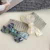 Vintage Fixed Bangs Bow Bowknot Barrettes Hairpin Girl Bangs Clip Women Hair Comb Acetic Acid Hair Clips Korean Barrettes