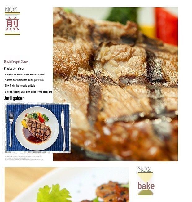 Large Non-stick Multifunctional Electric Frying Pan and Pancake Maker for Home and Commercial Use
