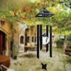 Solar Garden Wind Chime Light With Led Illumination For Lawn Decor