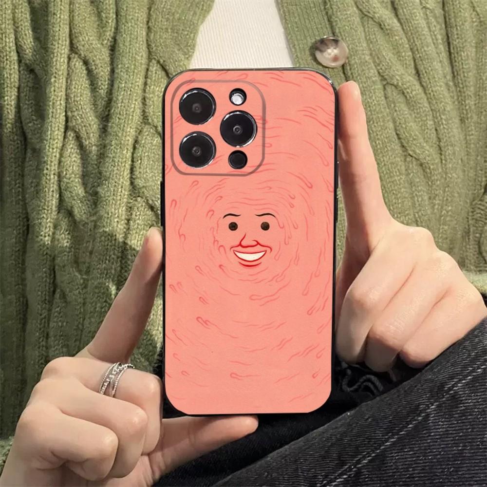 Art Joan C-Cornella Funny Phone Case For Apple iPhone 15,14,13,12,11,XS,XR,X,8,7,Pro,Max,Plus,mini Silicone Black Cover