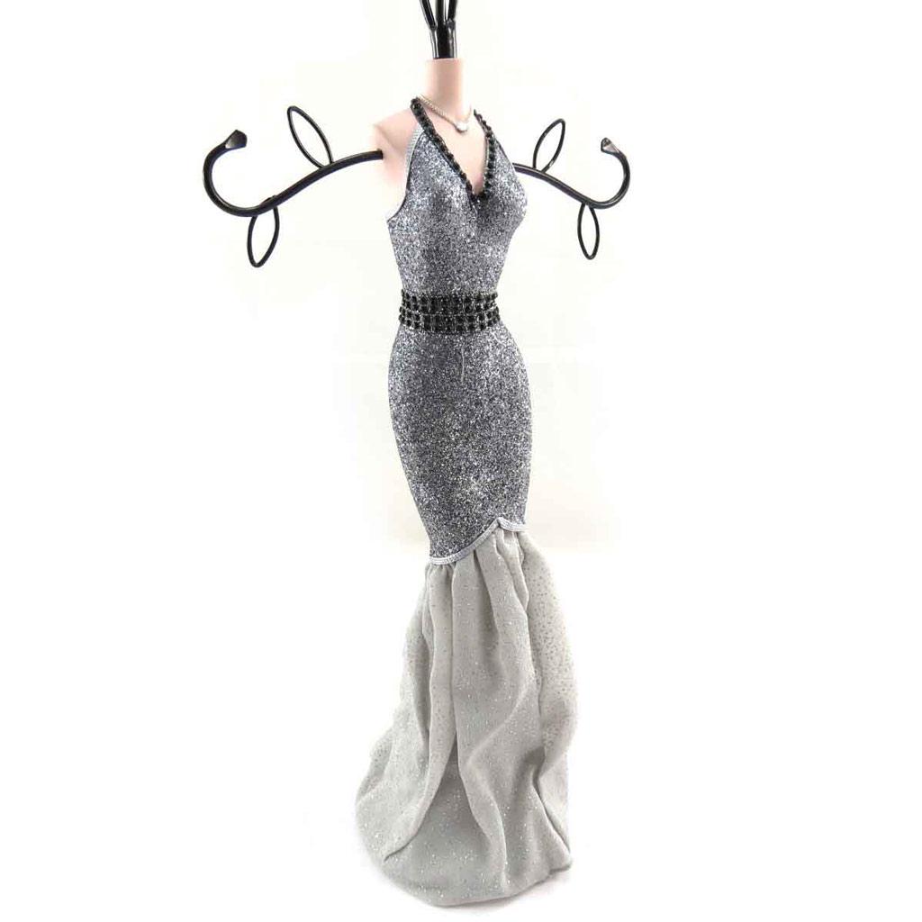 Les Trésors De Lily [J8341] - Gray 'Belle Epoque' Necklace Holder