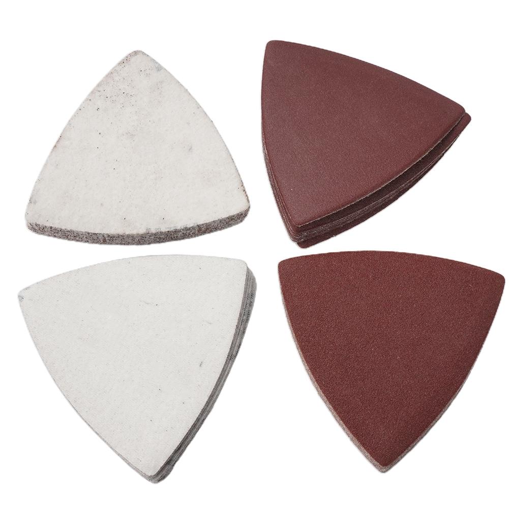 80x80x80mm Sanding Disc Fit 3-1/8 Inch Multi Tool Triangular
