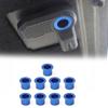 9X Blaue Dachluke Schalter Griff Dekor Abdeckung für Ford Bronco 4-Türer