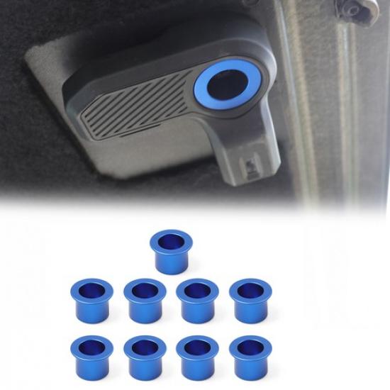 9X Blaue Dachluke Schalter Griff Dekor Abdeckung für Ford Bronco 4-Türer