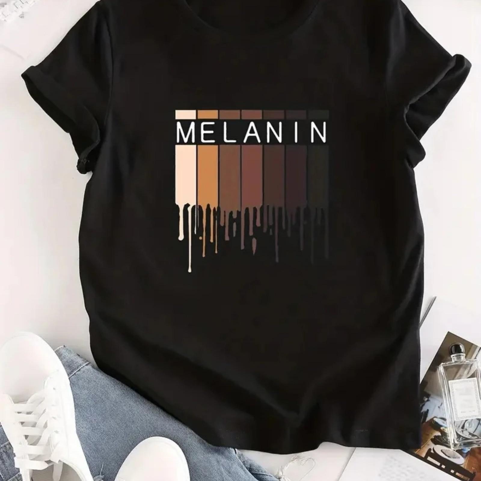 Black Pride Melanin Shirt For Women Men Afro Queens Kings Tshirt Men Women Summer Fashion Short Sleeve T-shirt Tops S
