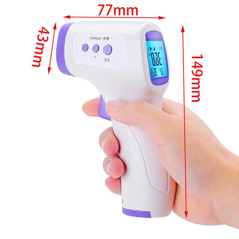 Buy 1PC Practical Infrared NonContact Infant Forehead Thermometer With LCD Backlight at