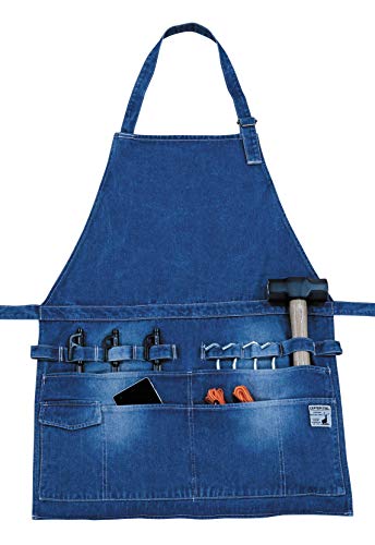 Captain Stag (CAPTAIN STAG) Outdoor Camping BBQ Field Apron Long Denim UG-3266