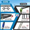 Lawn Leveling Rake, 43 X 25 Cm Levelawn Tool with Effort Saving Curved Edge, 6 FT Metal Lawn Leveler Heavy Duty, Move Soil Ground Surfaces Freely