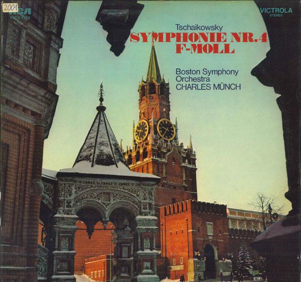 

LP Record CHARLES MUNCH BOSTON SYMPHONY ORCH Tschaikowsky Symphonie Nr4 Fmoll VICS1100 RCA VICTROLA 1972 Germany Classical Used