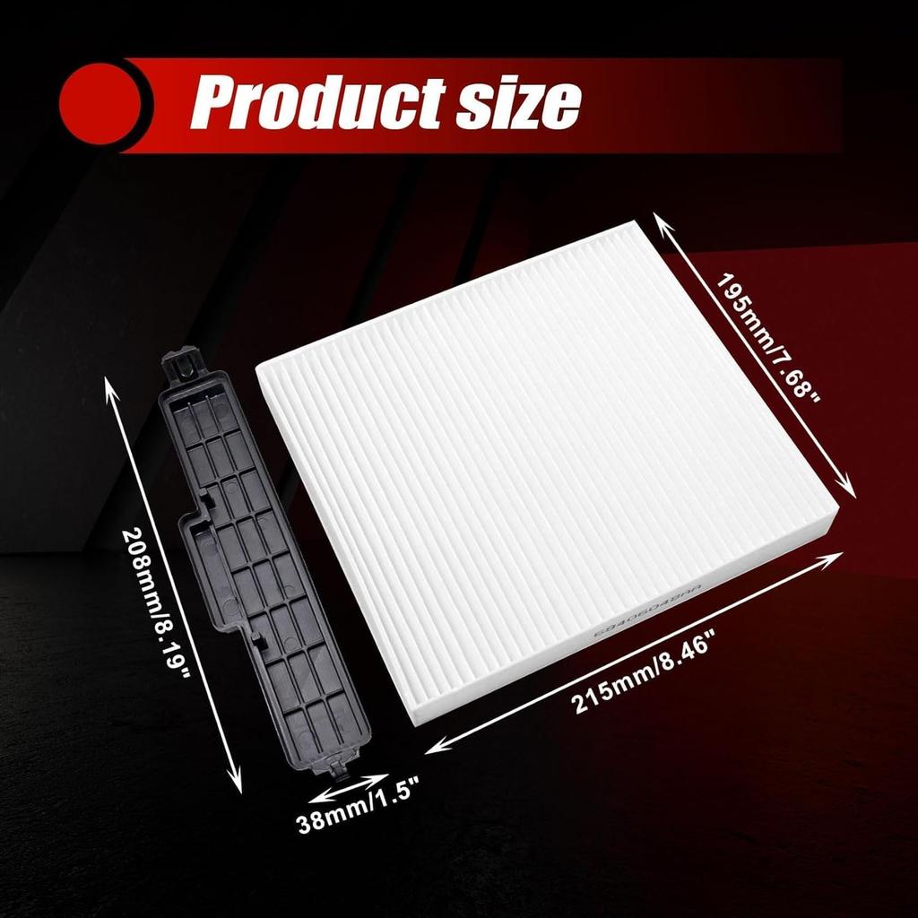 FZJDSD A/C And Heater Unit Filter Cabin Filter & Filter Access Door Fit for Dodge Ram 1500 2500 3500 4500 Avenger Caliber Journey 2011-2020 Fit for