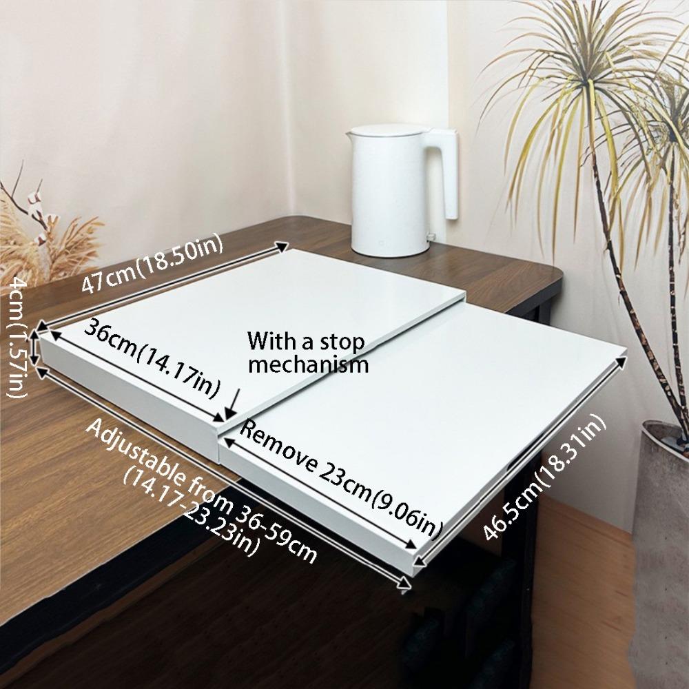 

Metal Construction Metal Utility Rack Pull-Out Drawers Tabletop Storage Microwave Stand Shelves Design Modern Style Storage Rack