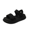 Summer Sandals Casual Flat Bottom Soft Bottom Sticker Beach Shoes Outer Wear Women's Magic New Bottom Sports Thick