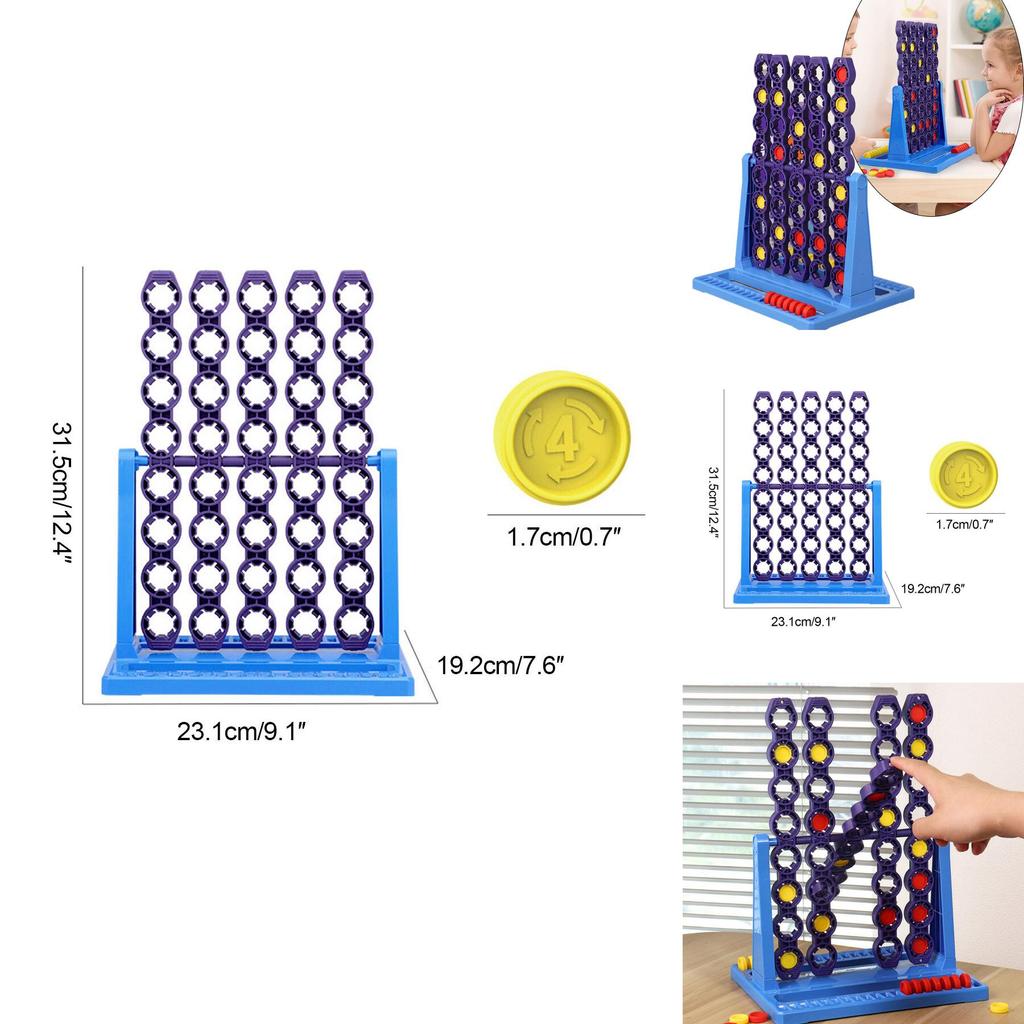 Interactive Plastic Desktop Game With Rotating Four-in-a-row Indoor Fun For Kids And Families Shantou China