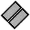 2pcs Silicone Floor Vent Cover 4X10 Flush Mount Hvac Grille For Basement Mobile Home Dust Guard Mesh Airflow Deflector -