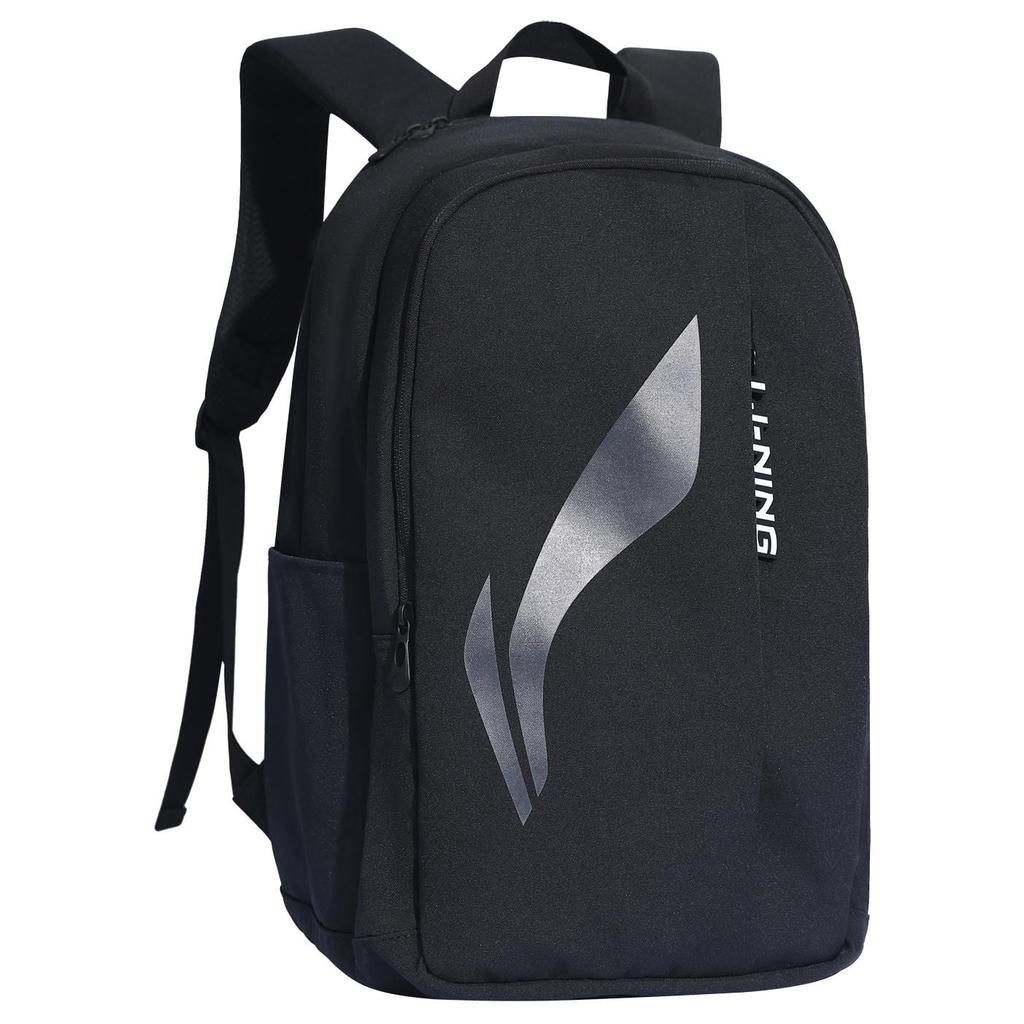 Li Ning Polyester Backpack Regular Unisex Black ABSU601-1