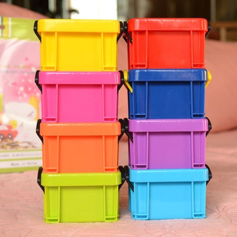 Candy Color Creative Home Furnishing Trumpet Mini Lock Box Super Cute Storage Boxes Accessories