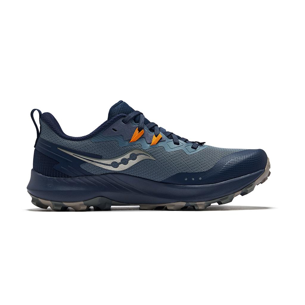 SAUCONY Peregrine 14 Multifunctional Professional Trail Running Shoes Men Sneaker Dark-Gray Blue S20916-242