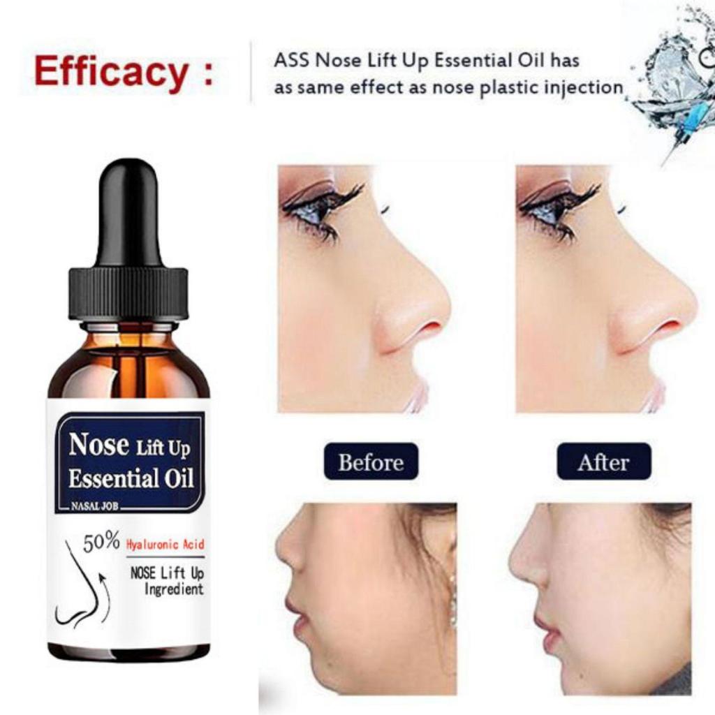 Stahující krása Masážní péče pro tvarování nosu Esenciální oleje pro redukci úzkého tenkého nosu Lift Up krém Levandulový olej
