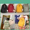 Nylon Student Backpack With Multiple Pockets For Daily Use And Load Reduction