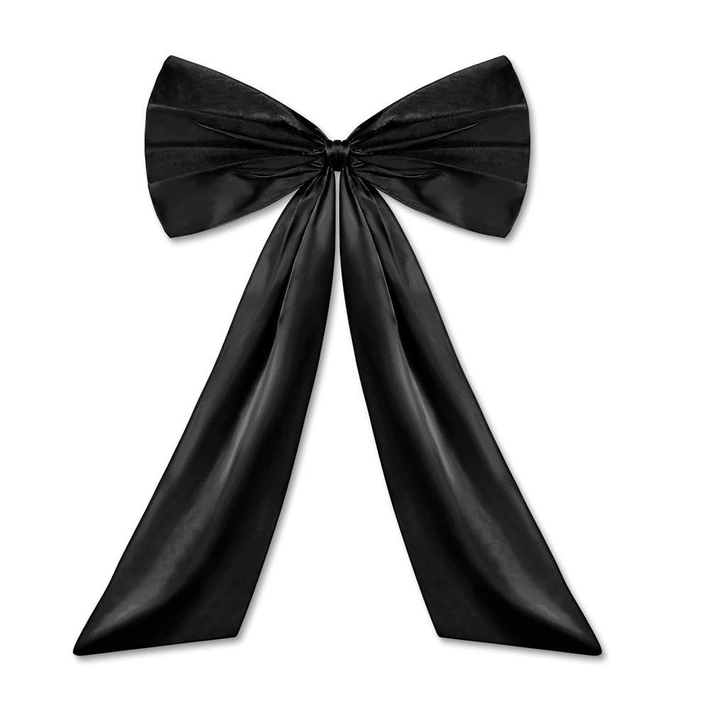 

Wall Pendant Large Bow Decor Hanging Ornaments Giant Ribbon Tie Birthday Party чёрный