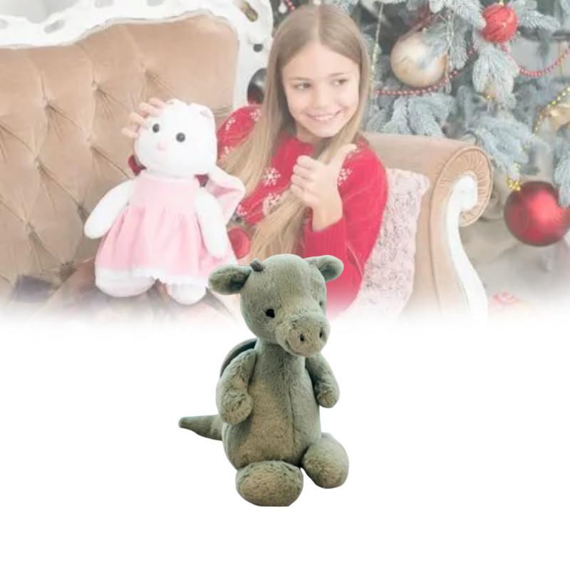 Bashful Green Dragon Plush Toys Birthday Gifts Valentine Day Surprise Gifts