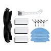 Accessoires de remplacement pour aspirateur robot Tikom L9000 Brosse principale Brosses latérales Lingettes de lavage Filtres Hepa Pièce de rechange