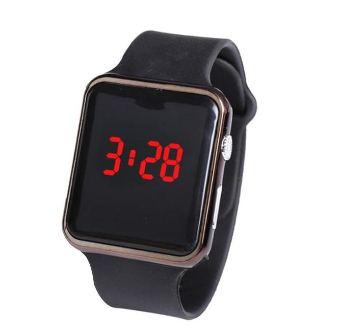 Elektronische Uhr Kinder Minimalistisch Langlebig Und Robust Für Herren Geeignet Für Täglich LED Elektronisch