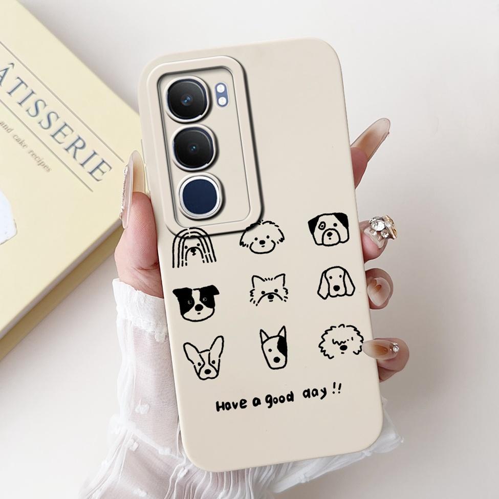 For Vivo Y19 1915 Case Y19S V2419 Luxury Fashion Cute Cartoon Girl Shockproof Silicone Back Cover For Vivo Y19s Phone Case Funda