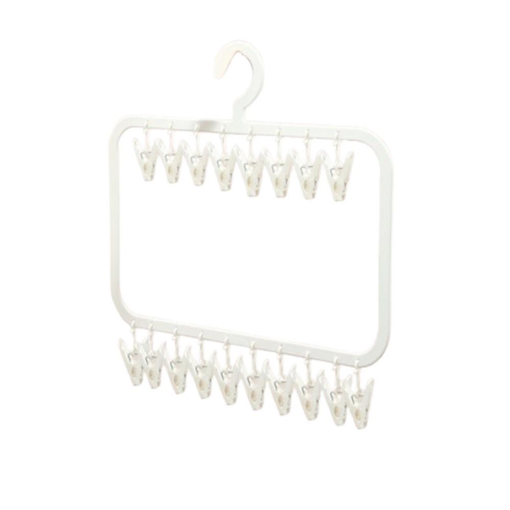 Windproof Sock Drying Rack Portable Drying Rack with Clips  Baby Clothes Drying