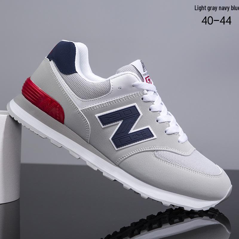 2024 Men's Forrest Gump Lightweight Fashion Sneakers: Trendy, Versatile for Spring/Autumn, N-Letter Design