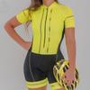 Damen-Radbekleidung Kleiner Affe Wähle West Sommer-Kurzarm-Set mit Fahrrad Straßenbekleidung