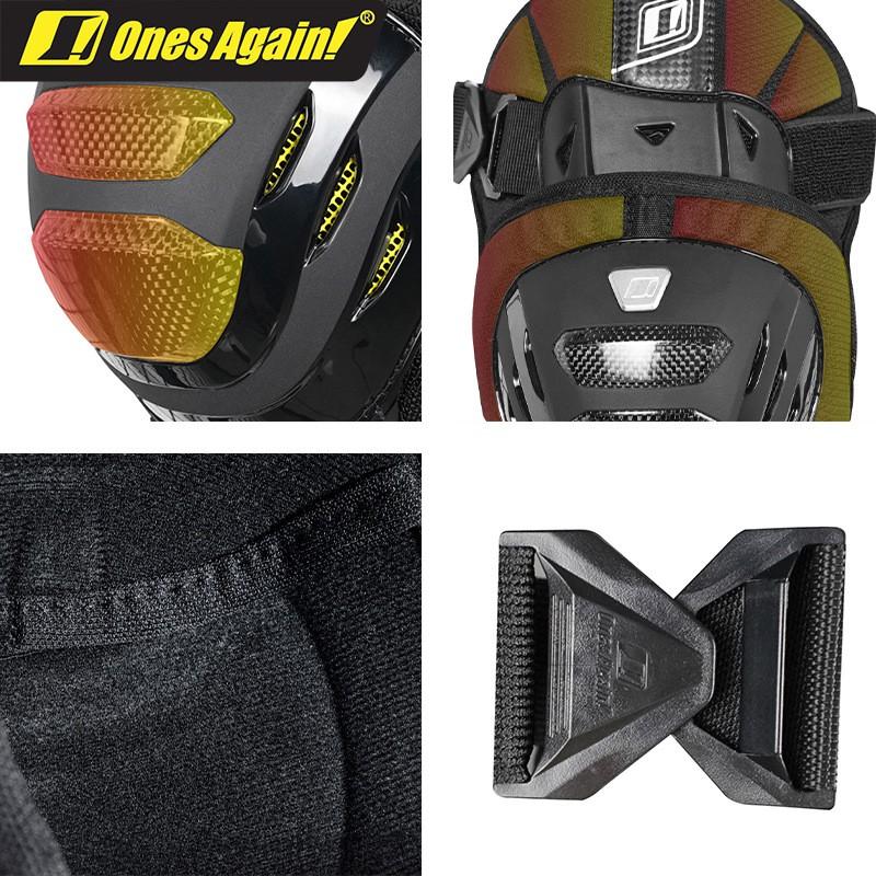 Carbon Fiber Knee Guards Motorcycle Riding Off-Road Cycling Sports Protection Lightweight Breathable Short-Style
